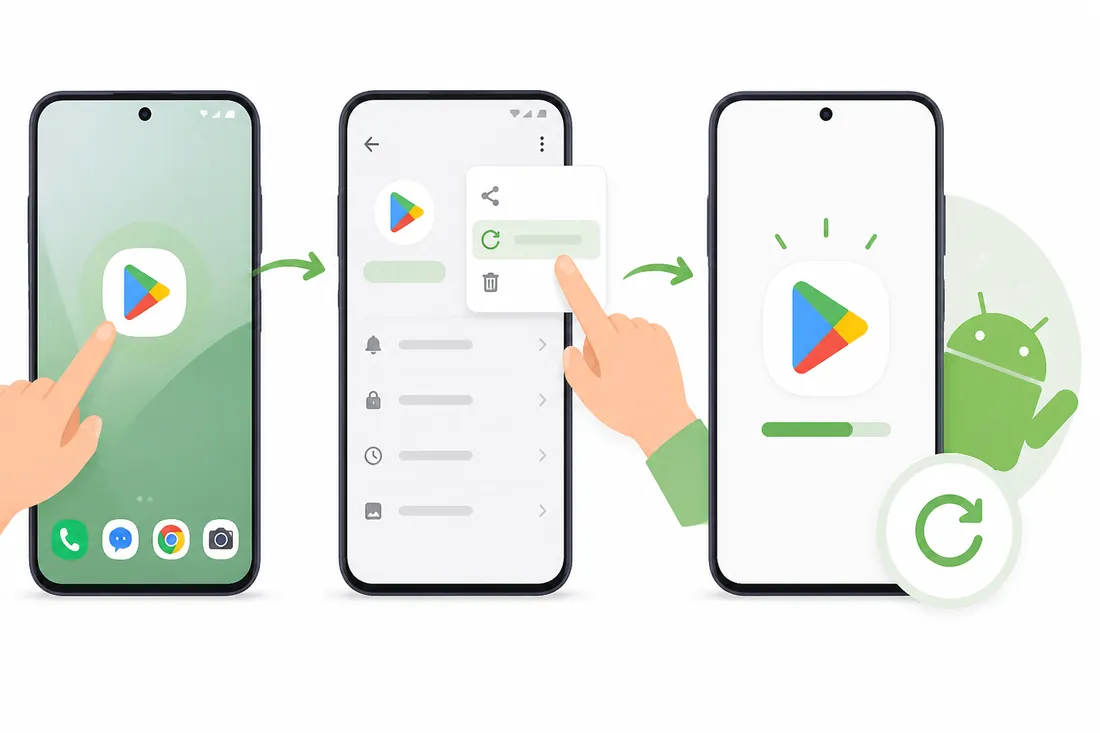 Como forçar a atualização da Play Store manualmente