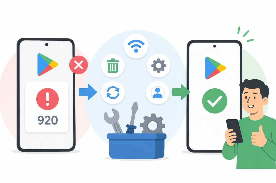 Ilustração: Erro 920 na Play Store: como corrigir