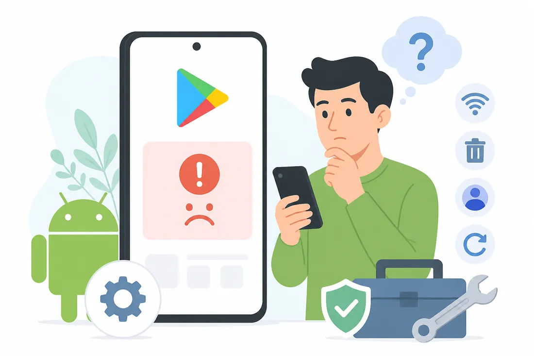 Ilustração: Erro RH-01 na Play Store: o que fazer