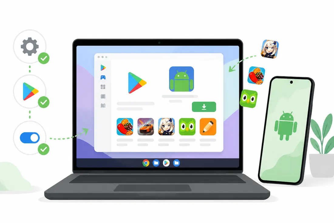 Ilustração: Play Store no Chromebook: como ativar e instalar apps Android